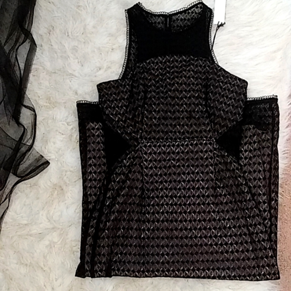 NSR Knit Black Dress. Size M. Brand New. Gorgeous.